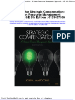 Full Download Test Bank For Strategic Compensation A Human Resource Management Approach 8 e 8th Edition 0133457109 PDF Full Chapter
