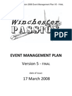 Winch Ester Passion Event Management Plan v5-FINAL R