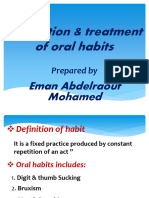 Prevention Treatment of Oral Habits