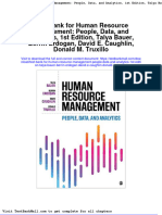 Test Bank For Human Resource Management: People, Data, and Analytics, 1st Edition, Talya Bauer, Berrin Erdogan, David E. Caughlin, Donald M. Truxillo