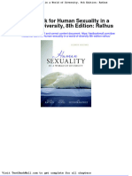 Full Download Test Bank For Human Sexuality in A World of Diversity 8th Edition Rathus PDF Full Chapter