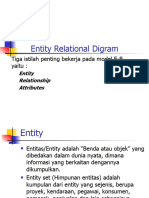 Entity Relational Digram: Tiga Istilah Penting Bekerja Pada Model E-R Yaitu