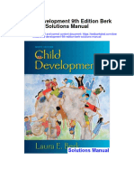 Instant Download Child Development 9th Edition Berk Solutions Manual PDF Full Chapter