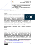 Prototipo Web para El Registro y Control Del Historial de Pacientes en Medicina General