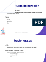 Java EstructurasControl Bucles