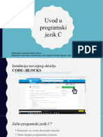 Uvod U Programski Jezik C 1