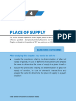 Place OF Supply: Learning Outcomes