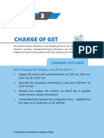 Charge of GST