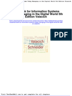 Full Download Test Bank For Information Systems Today Managing in The Digital World 5th Edition Valacich PDF Full Chapter