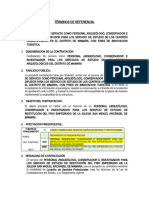 Tdr. Arqueologo Conservador e Investigador