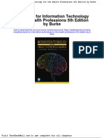 Full Download Test Bank For Information Technology For The Health Professions 5th Edition by Burke PDF Full Chapter