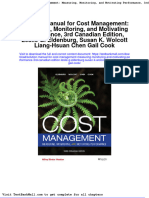 Full Download Solution Manual For Cost Management Measuring Monitoring and Motivating Performance 3rd Canadian Edition Leslie G Eldenburg Susan K Wolcott Liang Hsuan Chen Gail Cook PDF Full Chapter