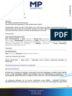 MPE01-2024-4626 Electrónica: Denuncia: Tipo de Recepción