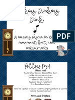 Hickory Dickory Dock: A Nursery Rhyme in 6/8 For Movement, Beat, and Instruments