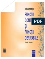 NICOLAE NEDELOIU - Functii Continue Si Functii Derivabile