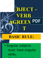 Lesson 5 Subject Verb Agreement