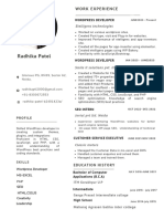 Radhika Patel CV