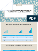 Laporan Gangguan Penglihatan Dan Pendengaran Bulan Juni