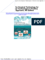 Full Download Test Bank For Surgical Technology For The Surgical Technologist A Positive Care Approach 4th Edition PDF Full Chapter