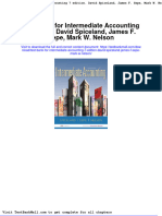 Full Download Test Bank For Intermediate Accounting 7 Edition David Spiceland James F Sepe Mark W Nelson PDF Full Chapter