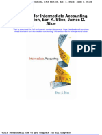 Full Download Test Bank For Intermediate Accounting 19th Edition Earl K Stice James D Stice PDF Full Chapter