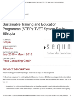 Sustainable Training and Education Programme (STEP) - TVET System Revie - Pinto Consulting GMBH