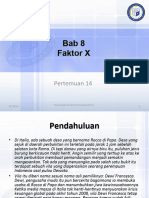 Pertemuan 11 Faktor X 1