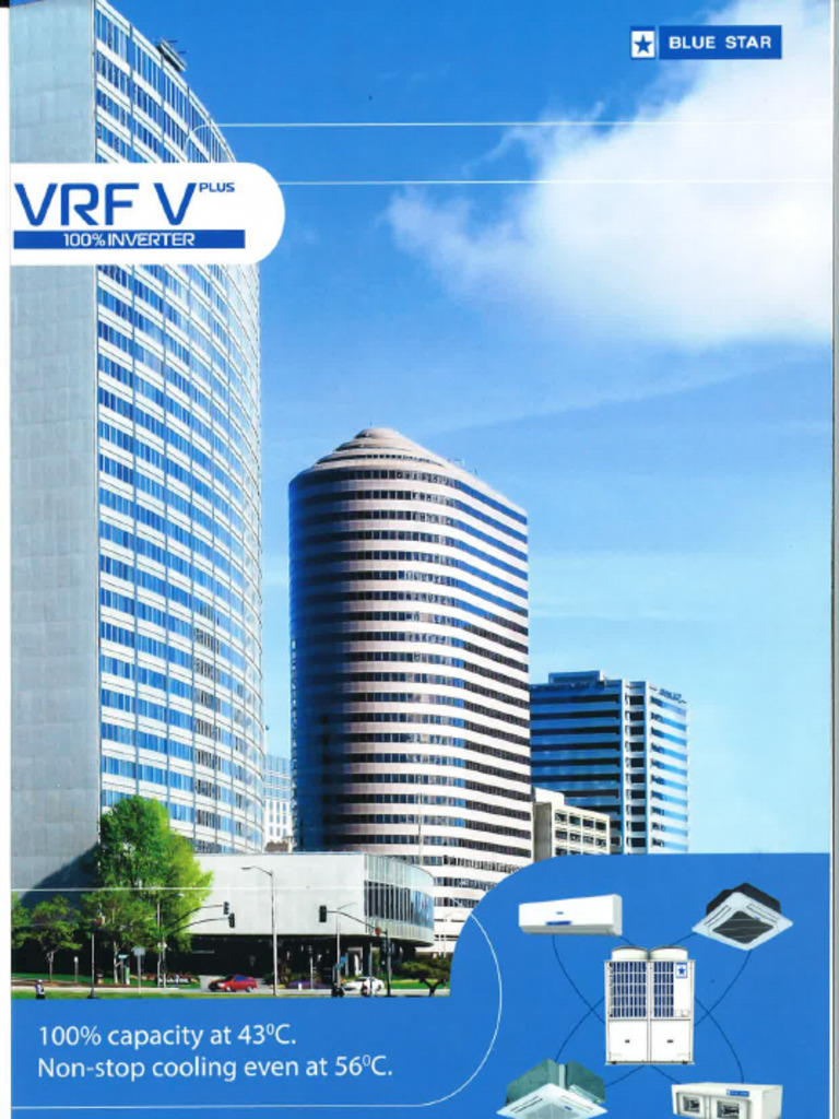 Catelogue For Blue Star VRF V Plus Brochure - 220516 - 114757 | PDF
