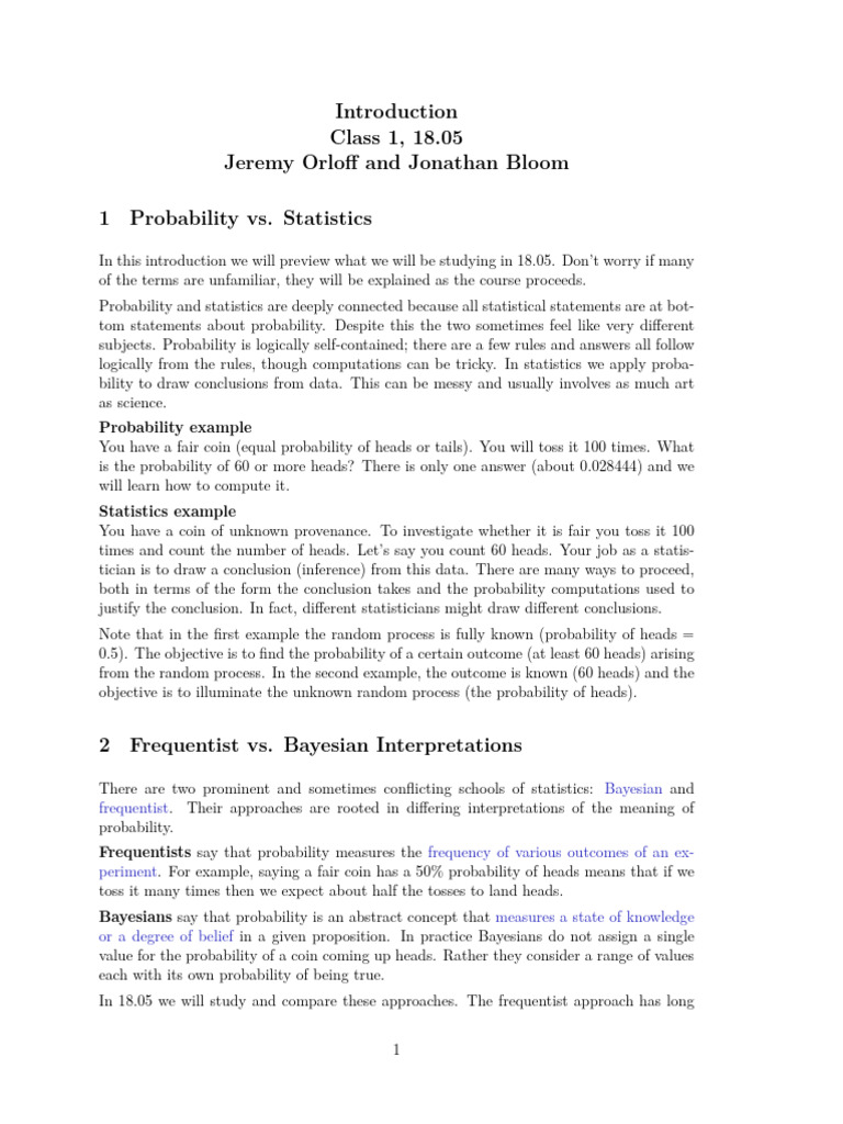 Introduction To Probability And Statistics Ppt