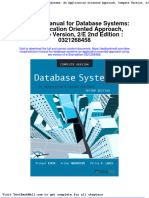 Full Download Solution Manual For Database Systems An Application Oriented Approach Compete Version 2 e 2nd Edition 0321268458 PDF Full Chapter