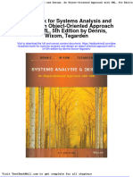 Full Download Test Bank For Systems Analysis and Design An Object Oriented Approach With Uml 5th Edition by Dennis Wixom Tegarden PDF Full Chapter