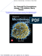 Full Download Test Bank For Talaros Foundations in Microbiology 11th Edition Barry Chess PDF Full Chapter