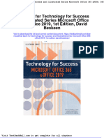 Full Download Test Bank For Technology For Success and Illustrated Series Microsoft Office 365 Office 2019 1st Edition David Beskeen PDF Full Chapter