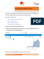 How To Work With The Training Matrix Report