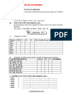 Descomposicion de Un Numero para Tercero de Primaria