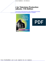 Full download Test Bank for Television Production Handbook 11th Edition pdf full chapter