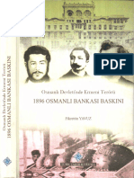 Fikrettin Yavuz - Osmanlı Devleti'Nde Ermeni Terörü 1896 Osmanlı Bankası Baskını