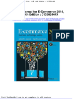 Full Download Solution Manual For e Commerce 2014 10 e 10th Edition 013302444x PDF Full Chapter