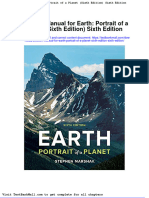 Full Download Solution Manual For Earth Portrait of A Planet Sixth Edition Sixth Edition PDF Full Chapter