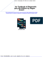 Full Download Test Bank For Textbook of Diagnostic Sonography 8th Edition by Hagen Ansert PDF Full Chapter