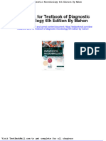 Full Download Test Bank For Textbook of Diagnostic Microbiology 6th Edition by Mahon PDF Full Chapter