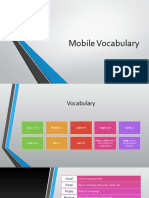Mobile Vocabulary