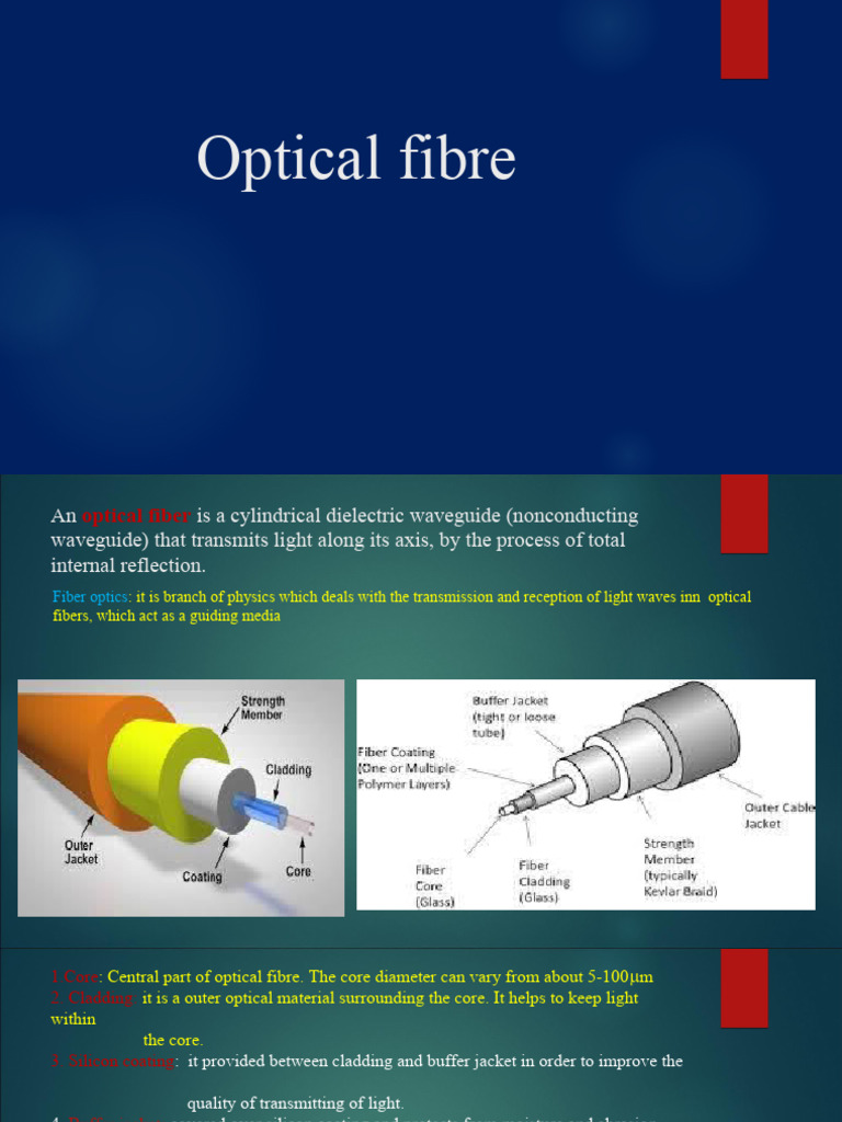Understanding Optical Fibre Structure | PDF | Optical Fiber ...