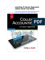 Instant Download College Accounting A Career Approach 13th Edition Scott Test Bank PDF Full Chapter