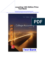 Instant Download College Accounting 14th Edition Price Test Bank PDF Full Chapter