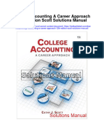 Instant Download College Accounting A Career Approach 12th Edition Scott Solutions Manual PDF Full Chapter