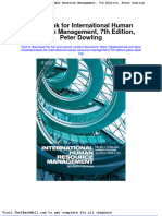 Full Download Test Bank For International Human Resource Management 7th Edition Peter Dowling PDF Full Chapter