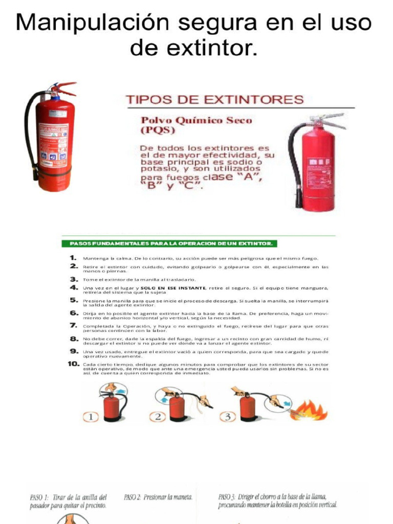 Uso Extintor | PDF