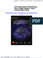 Full Download Test Bank For International Marketing 17th Edition Philip Cateora John Graham Mary Gilly PDF Full Chapter