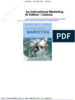 Full Download Test Bank For International Marketing 16th Edition Cateora PDF Full Chapter